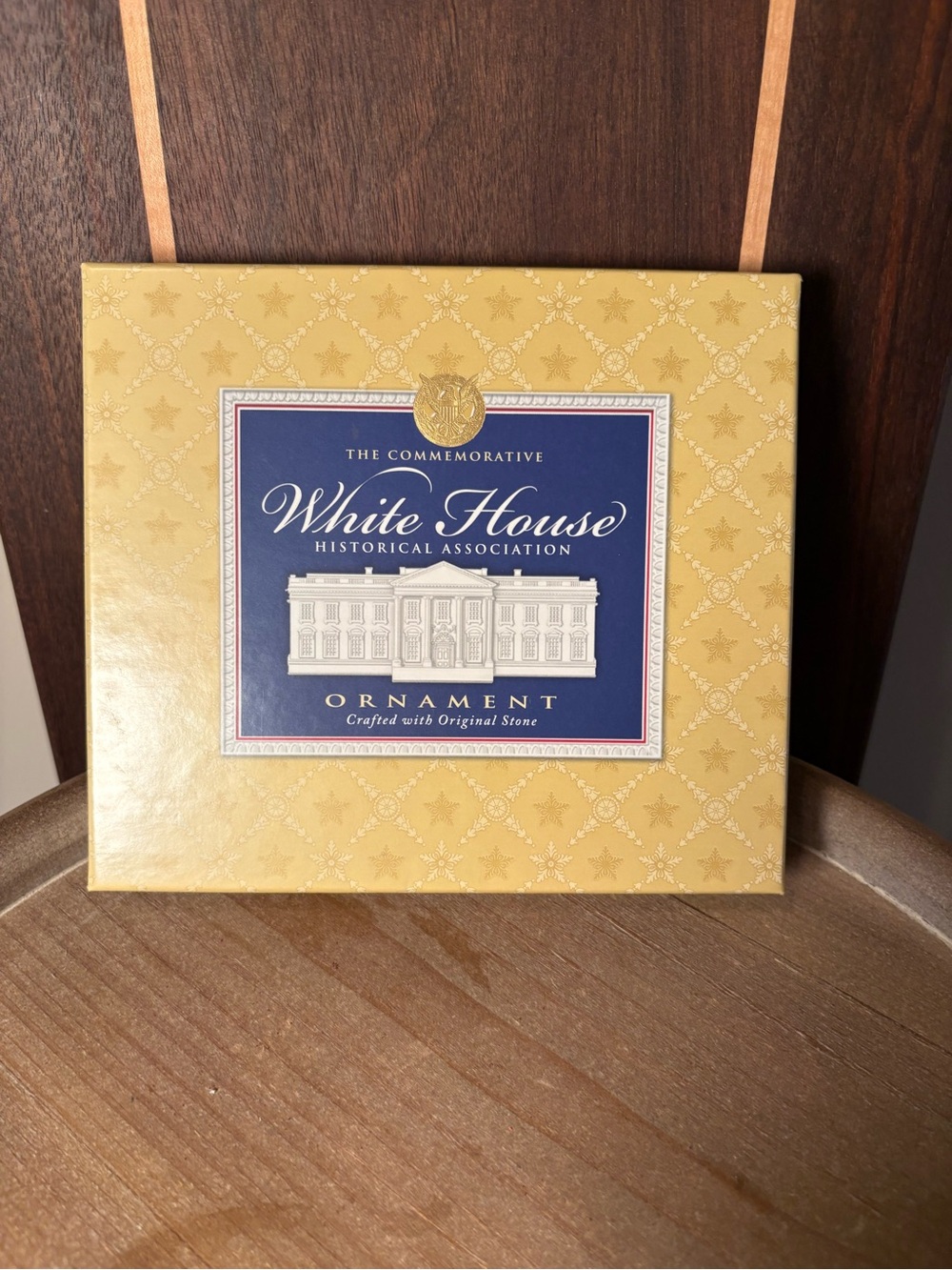 White House Historical Association Commemorative Ornament - Gold & Ivory